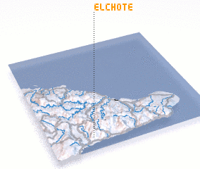 3d view of El Chote