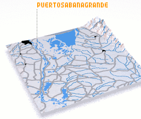 3d view of Puerto Sabana Grande