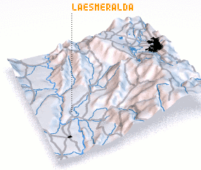 3d view of La Esmeralda