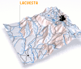 3d view of La Cuesta