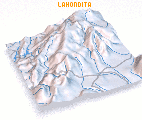 3d view of La Hondita