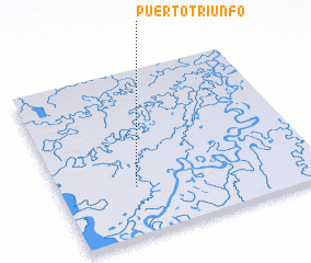 3d view of Puerto Triunfo