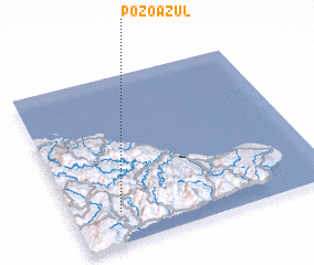 3d view of Pozo Azul