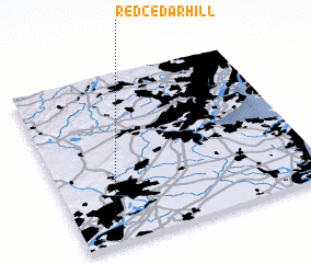 3d view of Red Cedar Hill