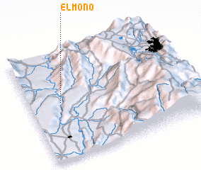 3d view of El Mono