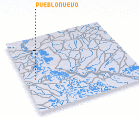 3d view of Pueblo Nuevo