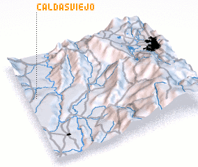 3d view of Caldas Viejo