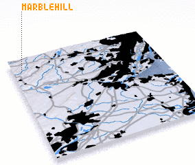 3d view of Marble Hill