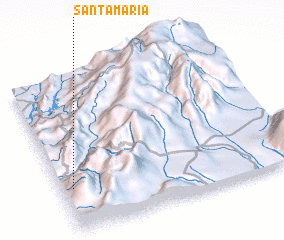 3d view of Santa María