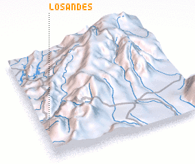 3d view of Los Andes