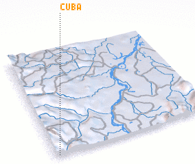 3d view of Cuba