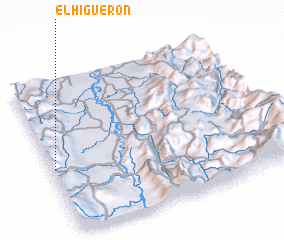 3d view of El Higuerón