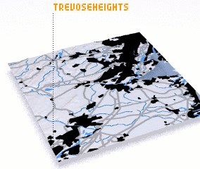 3d view of Trevose Heights