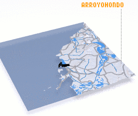 3d view of Arroyo Hondo