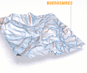 3d view of Buenos Aires