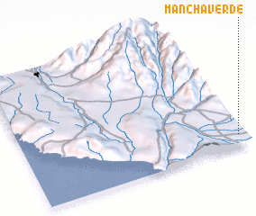 3d view of Mancha Verde