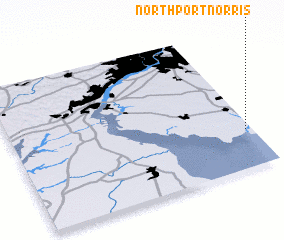 3d view of North Port Norris