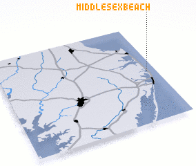 3d view of Middlesex Beach