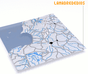 3d view of La Madre de Dios