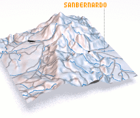 3d view of San Bernardo