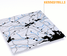 3d view of Kennedy Mills