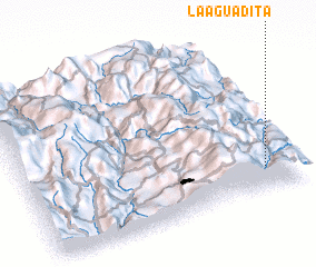 3d view of La Aguadita