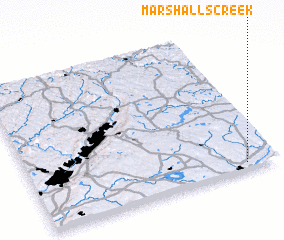 3d view of Marshalls Creek