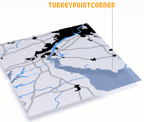 3d view of Turkey Point Corner