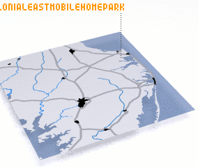 3d view of Colonial East Mobile Home Park