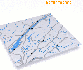 3d view of Drews Corner