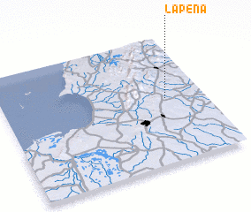 3d view of La Peña