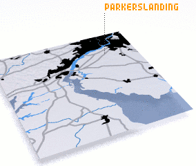 3d view of Parkers Landing