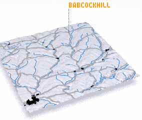 3d view of Babcock Hill