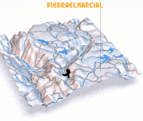 3d view of Piedra El Marcial