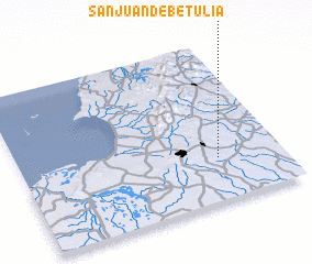 3d view of San Juan de Betulia