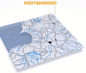 3d view of Puerta de Hierro