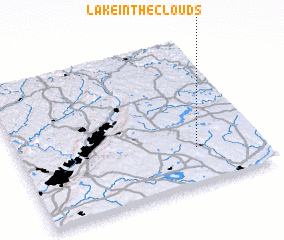 3d view of Lake in the Clouds