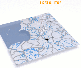 3d view of Las Lajitas