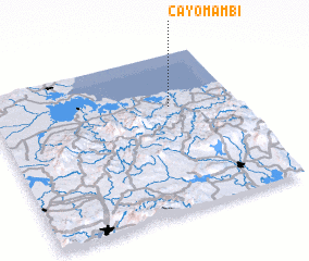 3d view of Cayo Mambí