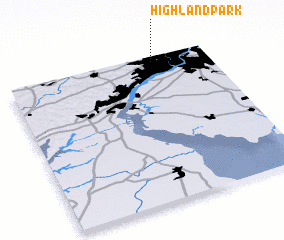 3d view of Highland Park