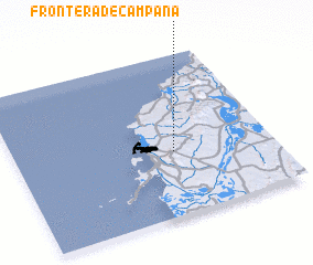 3d view of Frontera de Campaña