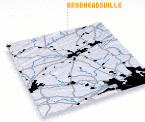 3d view of Brodheadsville