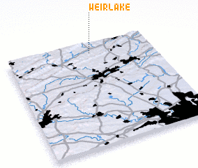 3d view of Weir Lake