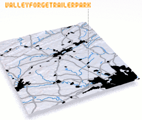 3d view of Valley Forge Trailer Park
