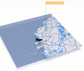 3d view of Honduras