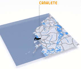 3d view of Canalete