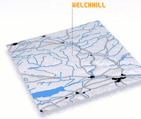 3d view of Welch Hill
