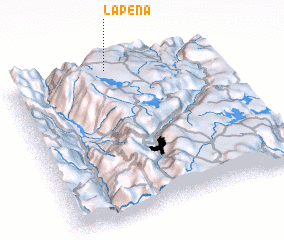 3d view of La Peña