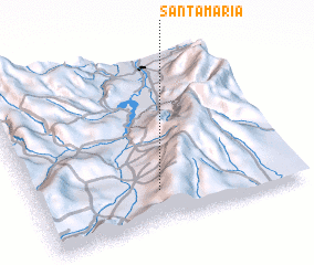 3d view of Santa María