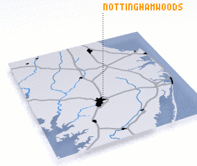 3d view of Nottingham Woods